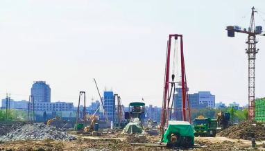 立信新聞 | 桐城景苑三期項目A區(qū)塊試樁成功！